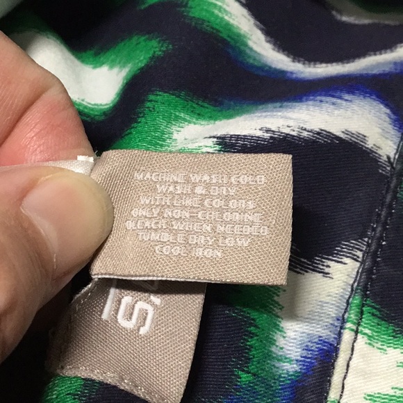 Chico’s Abstract Print Twill Jacket - Picture 7 of 7